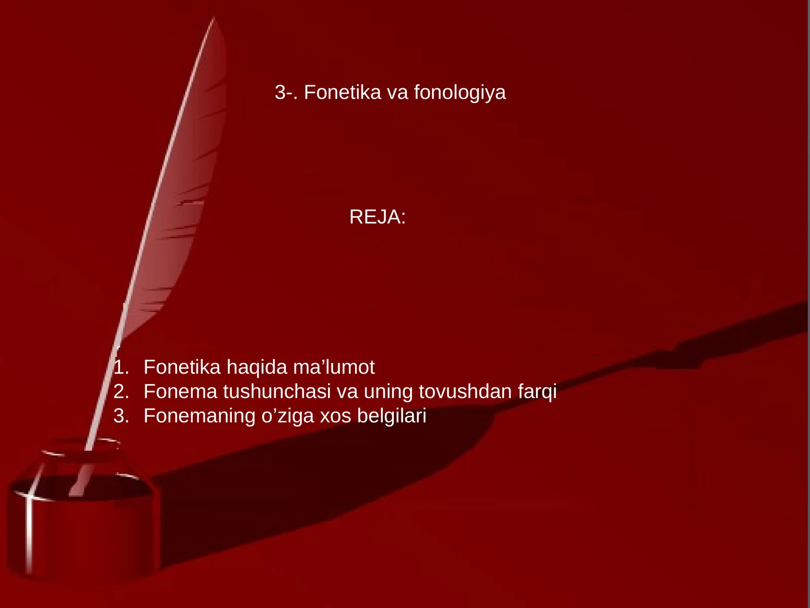 Fonetika haqida ma’lumot