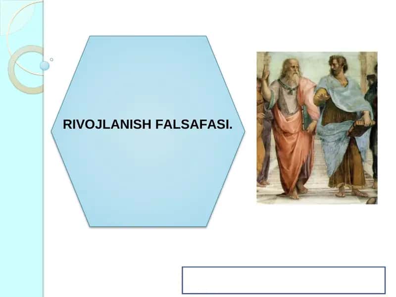 RIVOJLANISH FALSAFASI