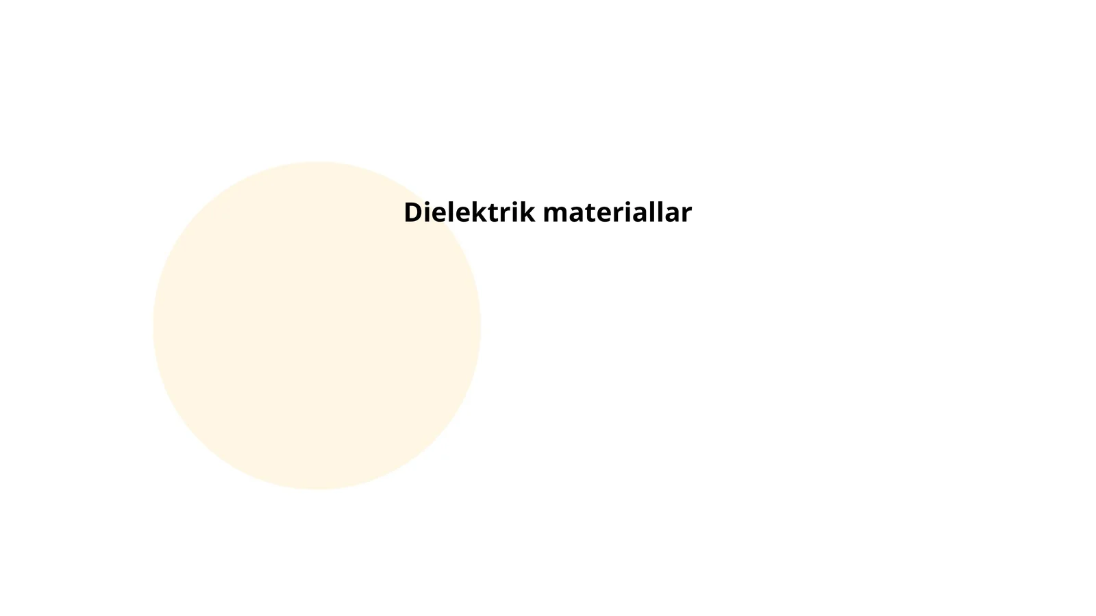 Dielektrik materiallar