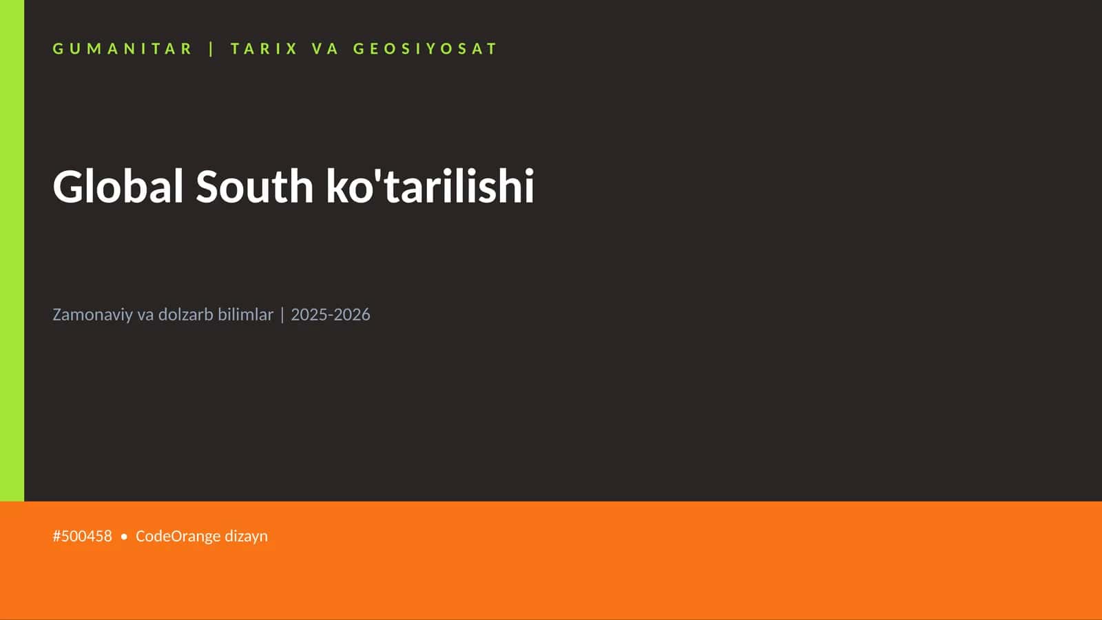 Global South ko'tarilishi