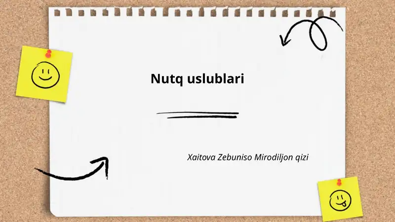 Nutq uslublari