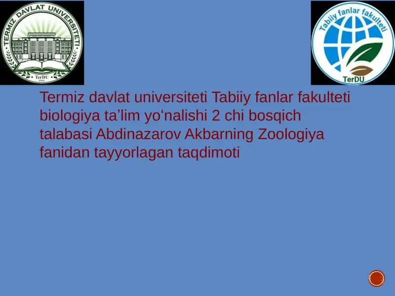 Oʻzbekistonda zoologik tadqiqotlarning rivojlanishi