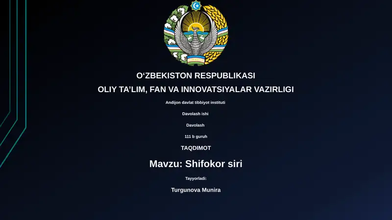 Shifokor siri