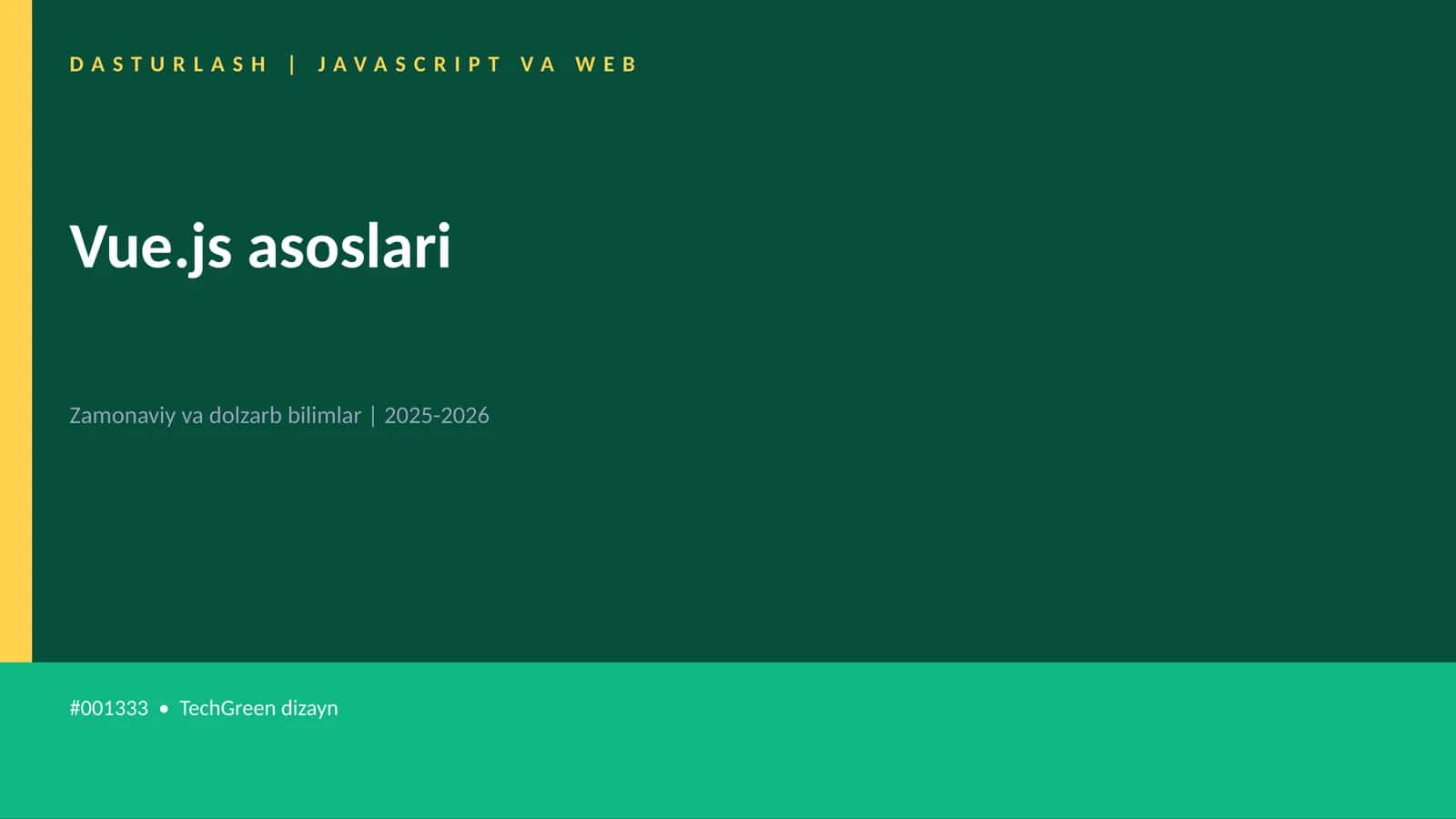 Vue.js asoslari
