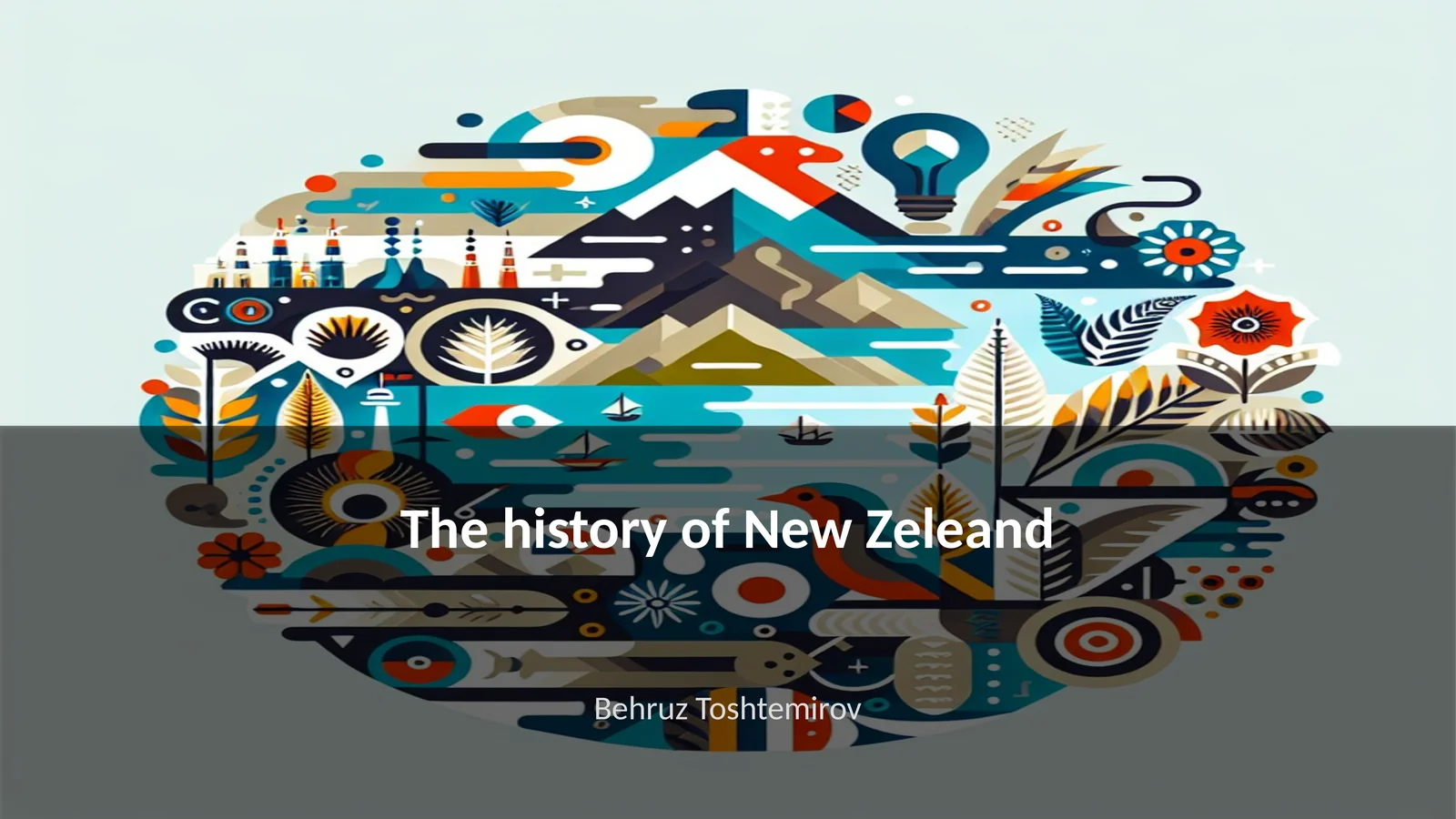 The history of New Zeleand