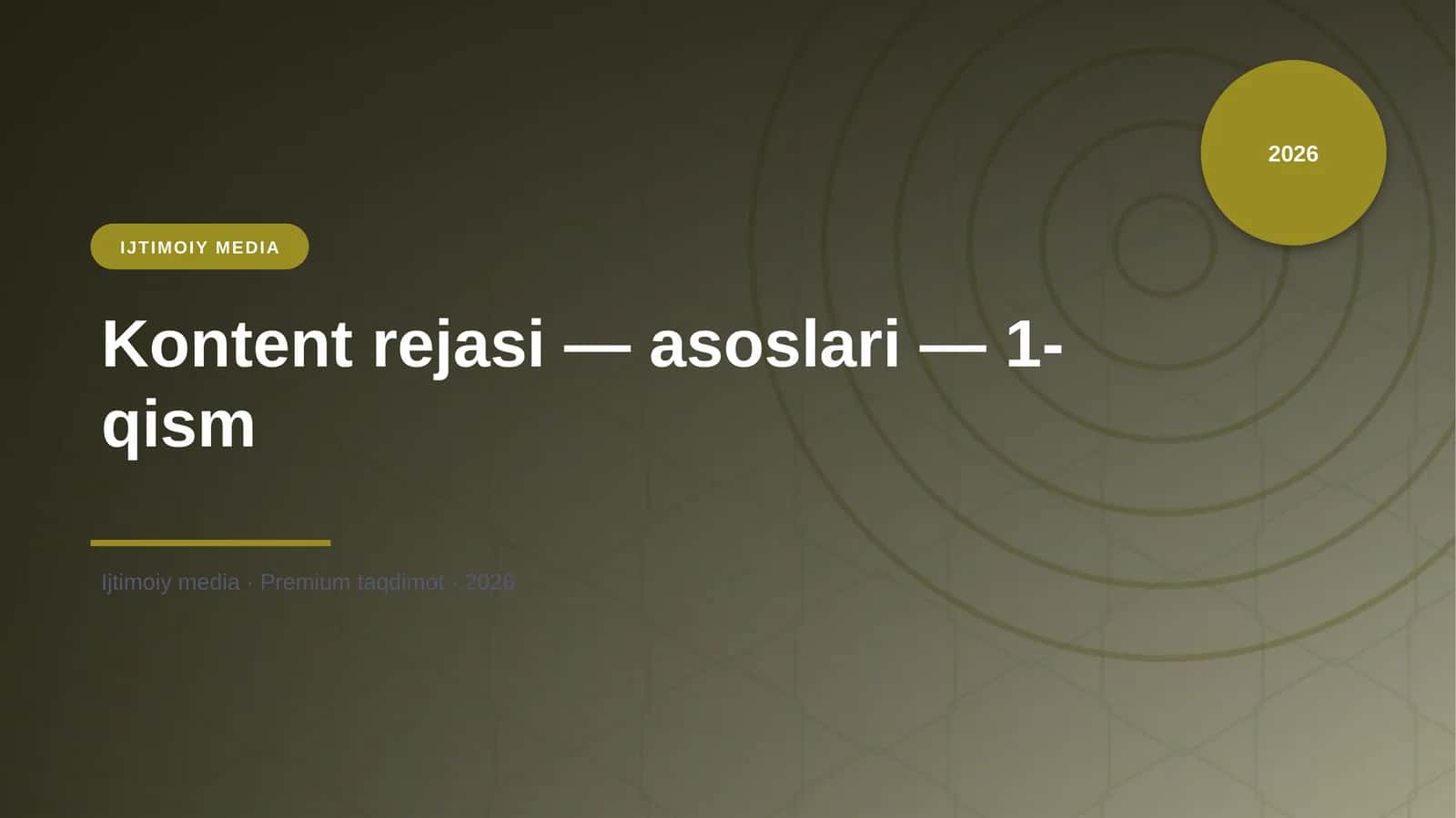 IJTIMOIY MEDIA