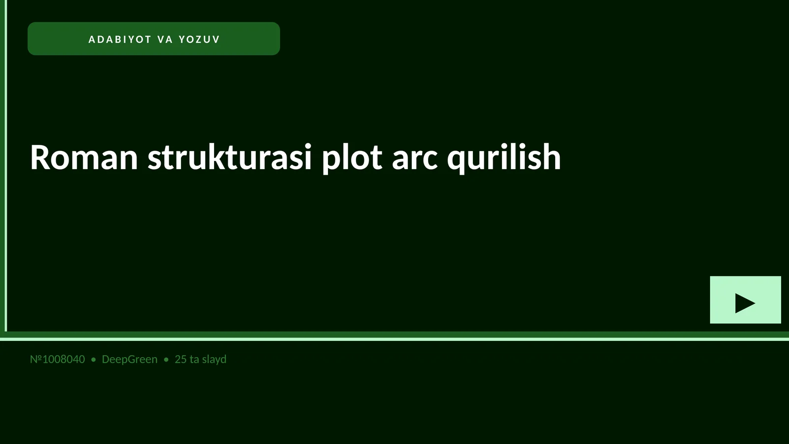 Roman strukturasi plot arc qurilish