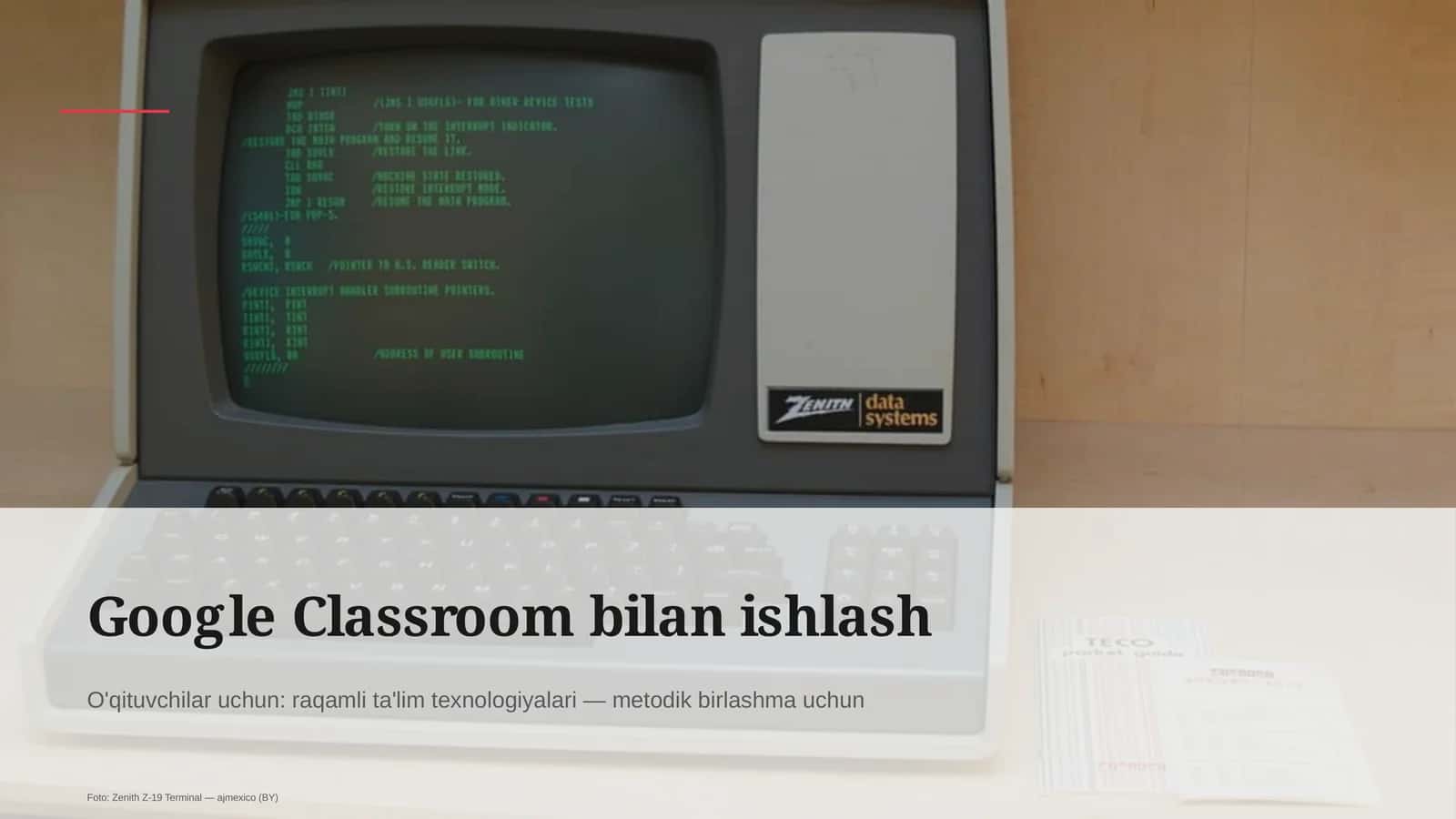 Google Classroom bilan ishlash