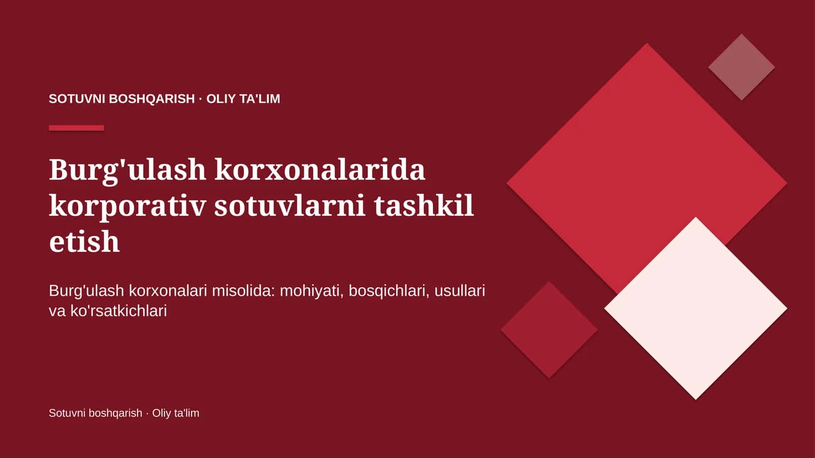 burg'ulash korxonalarida korporativ sotuvlarni tashkil etish 8516