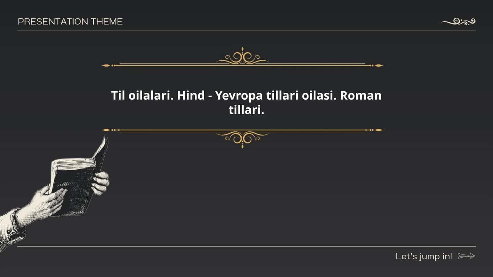 Hind-Yevropa tillari oilasi. Roman tillari