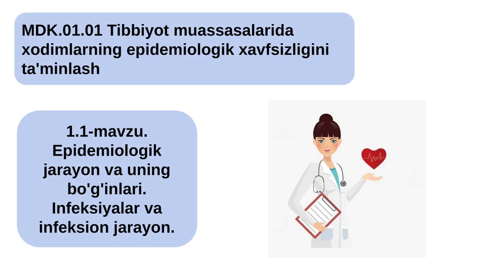 Epidemik jarayon va uning asosiy bo'g'inlari