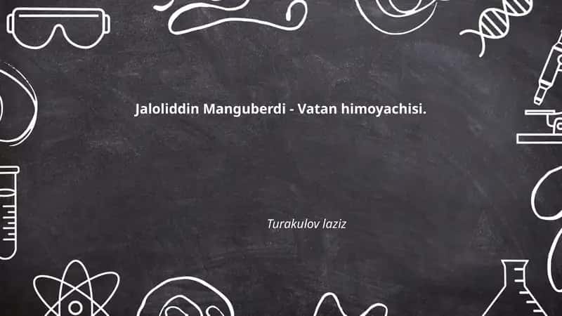 Jaloliddin Manguberdi - Vatan himoyachisi