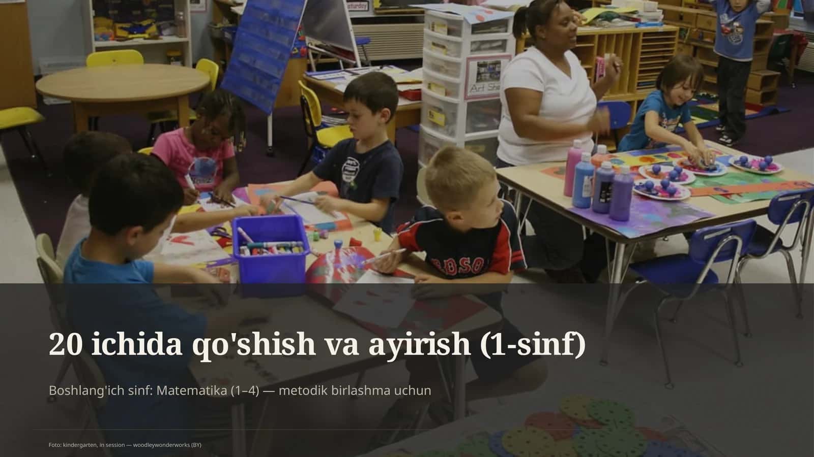 20 ichida qo'shish va ayirish (1-sinf)