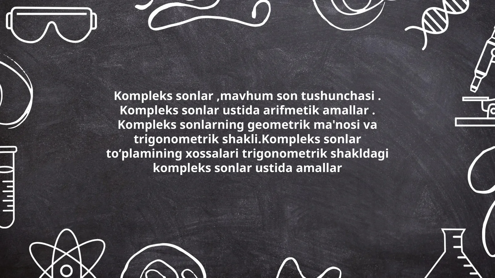 Kompleks sonlar