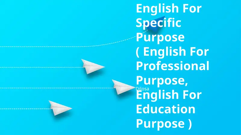 English For Specific Purpose