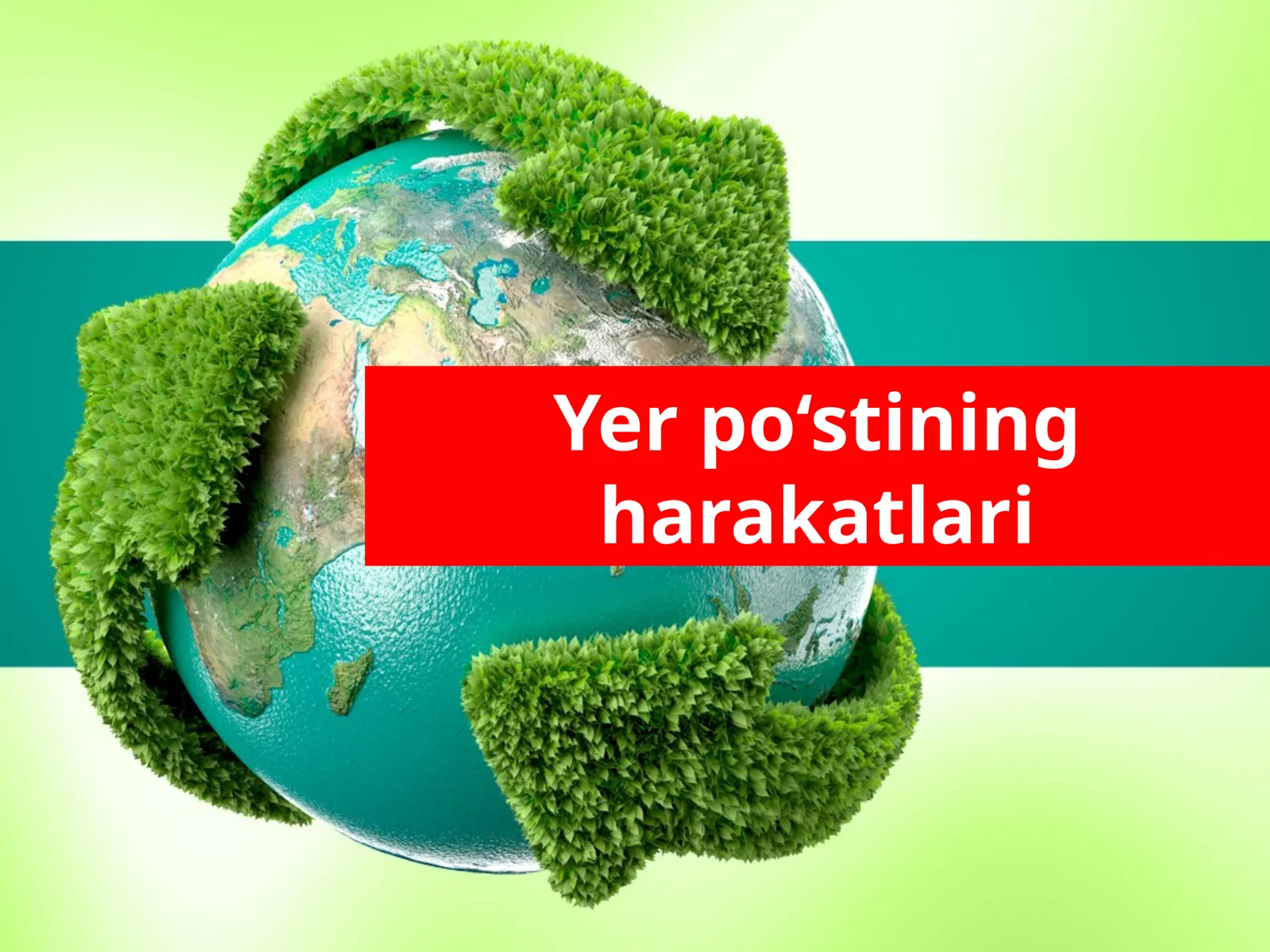 Yer po‘stining harakatlari