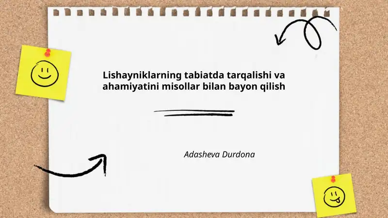 Lishayniklarning tabiatda tarqalishi va ahamiyati