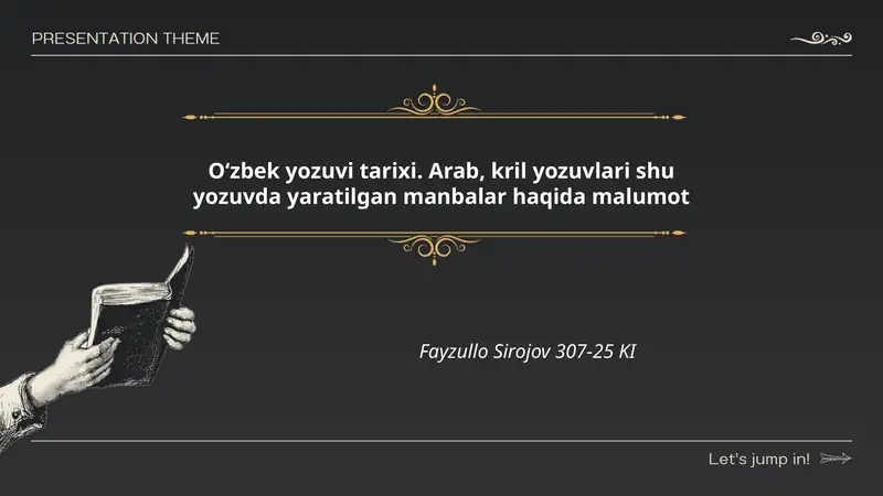 Oʻzbek yozuvi tarixi