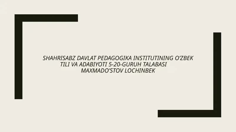 Yozma nutq ko'nikmasini baholash mezonlari