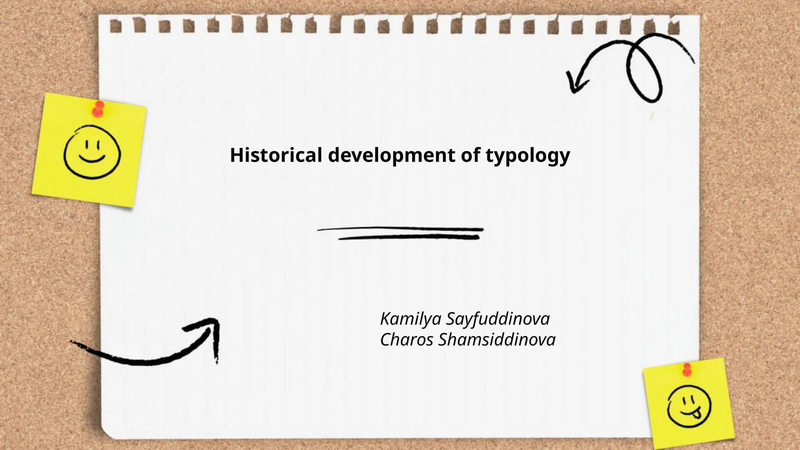 Historical development of typology