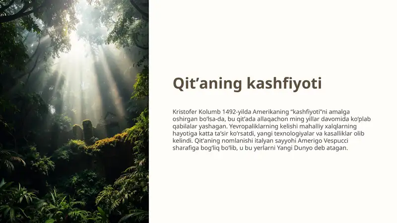 Amerika xalqlari o'rta asrlarda