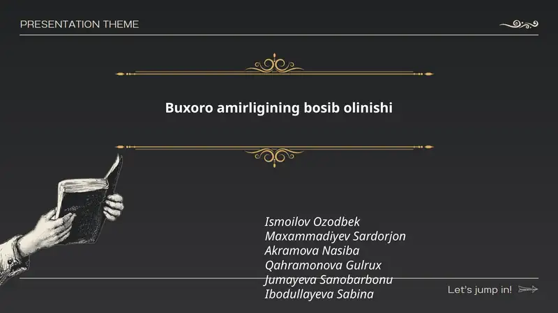 Buxoro amirligining bosib olinishi