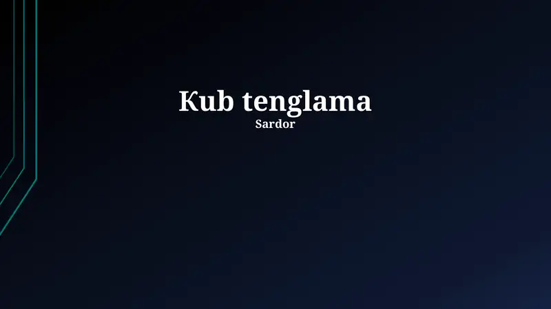 Kub tenglama