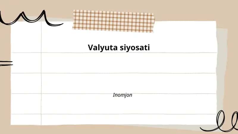 Valyuta siyosati