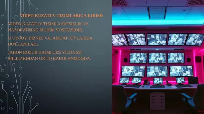 Video Kuzatuv Tizimlariga Kirish