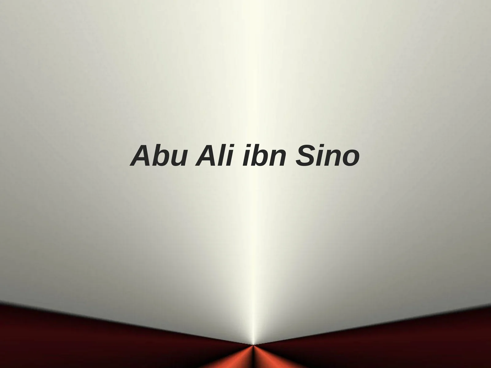 Abu Ali ibn Sino