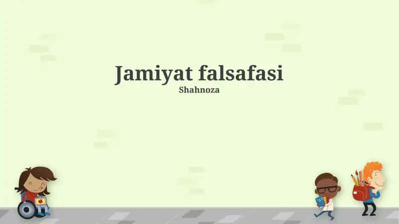 Jamiyat falsafasi