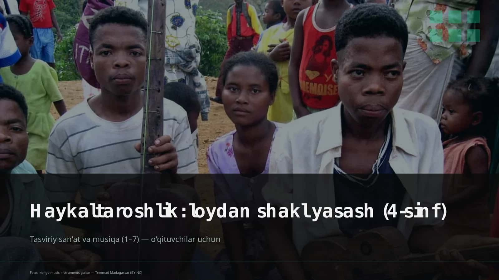 Haykaltaroshlik: loydan shakl yasash (4-sinf)
