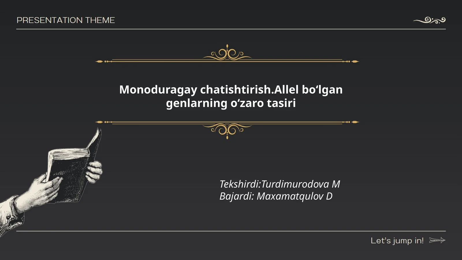 Allel bo‘lmagan genlarning o‘zaro ta‘siri