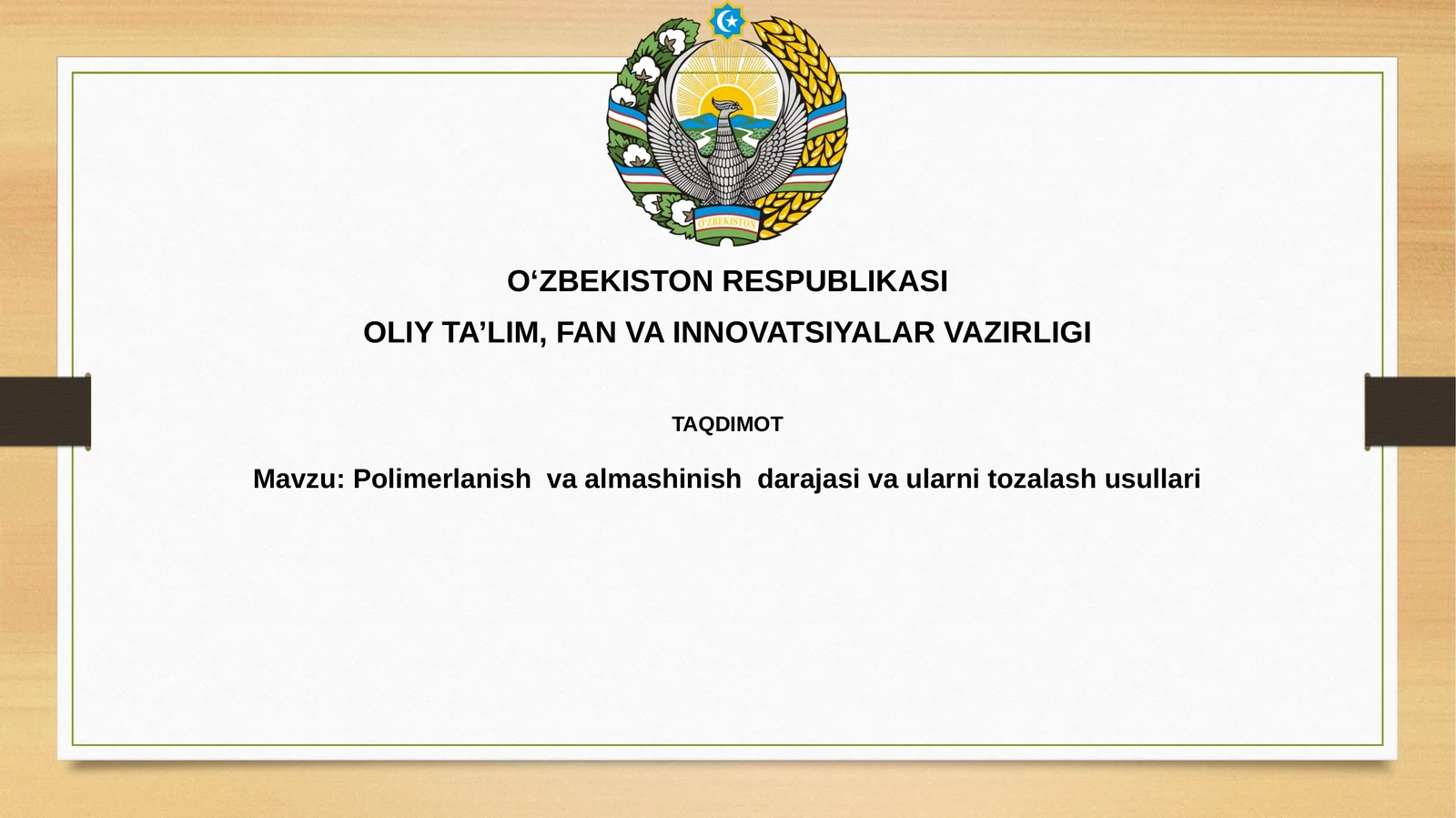 Polimerlanish va Konversiya Darajasi: Asoslar va Mexanizmlar