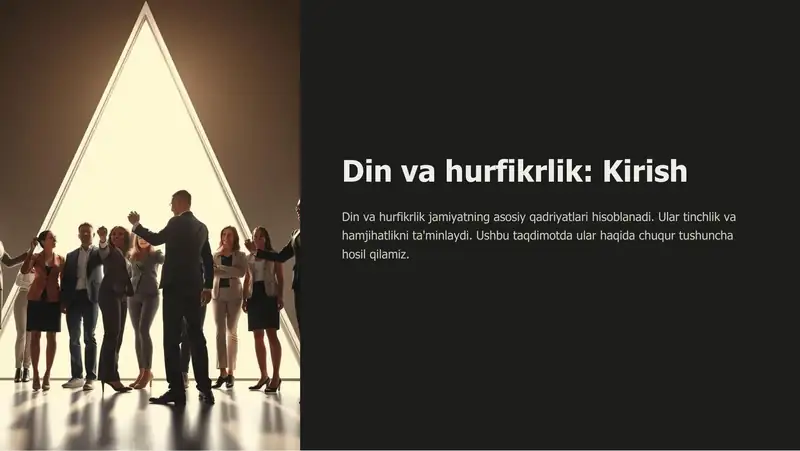 Din va hurfikrlik: Kirish