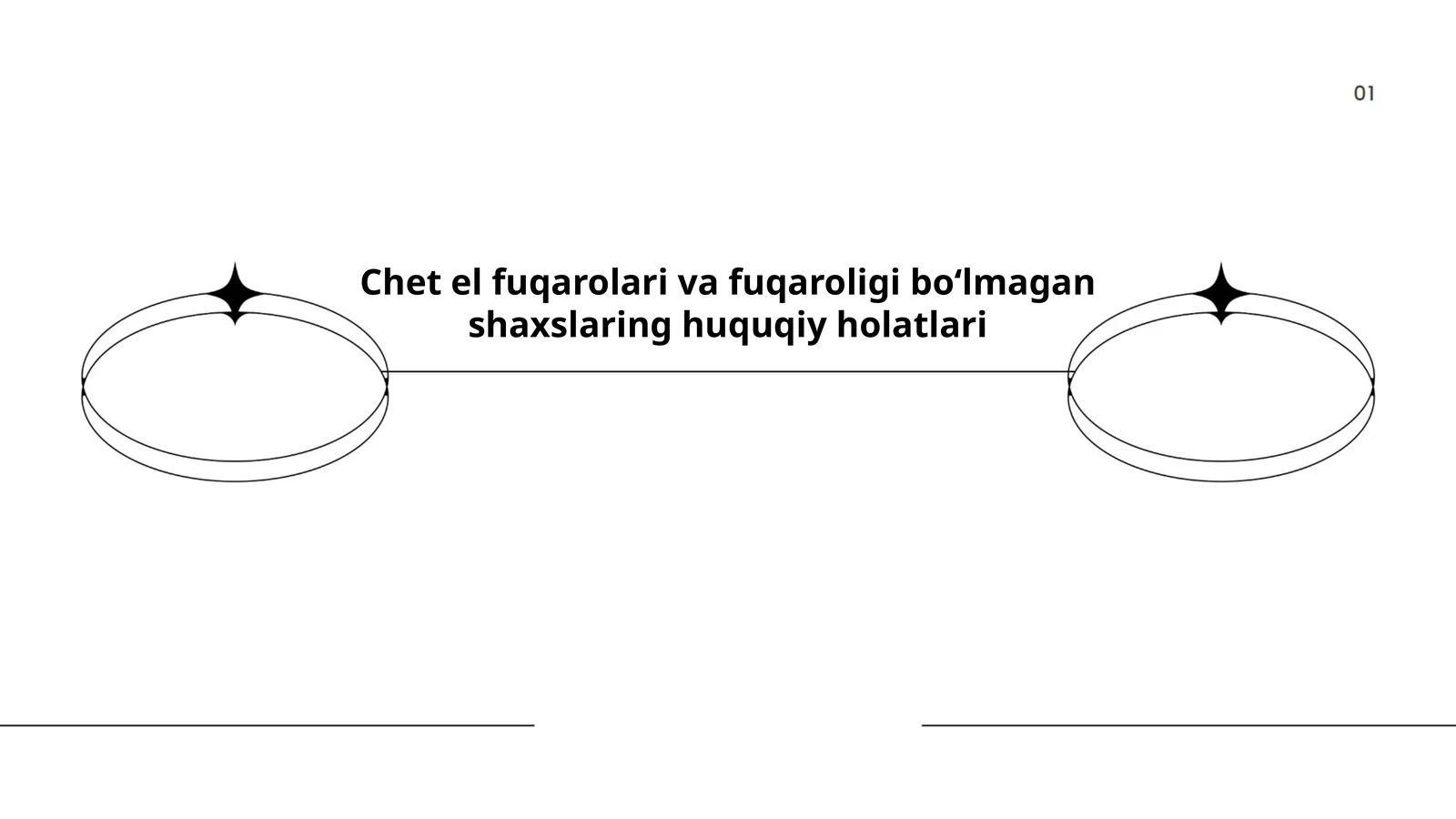 Chet el fuqarolari va fuqaroligi bo‘lmagan shaxslarning huquqiy holatlari