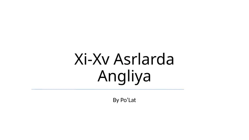 Anglo-sakson Angliya