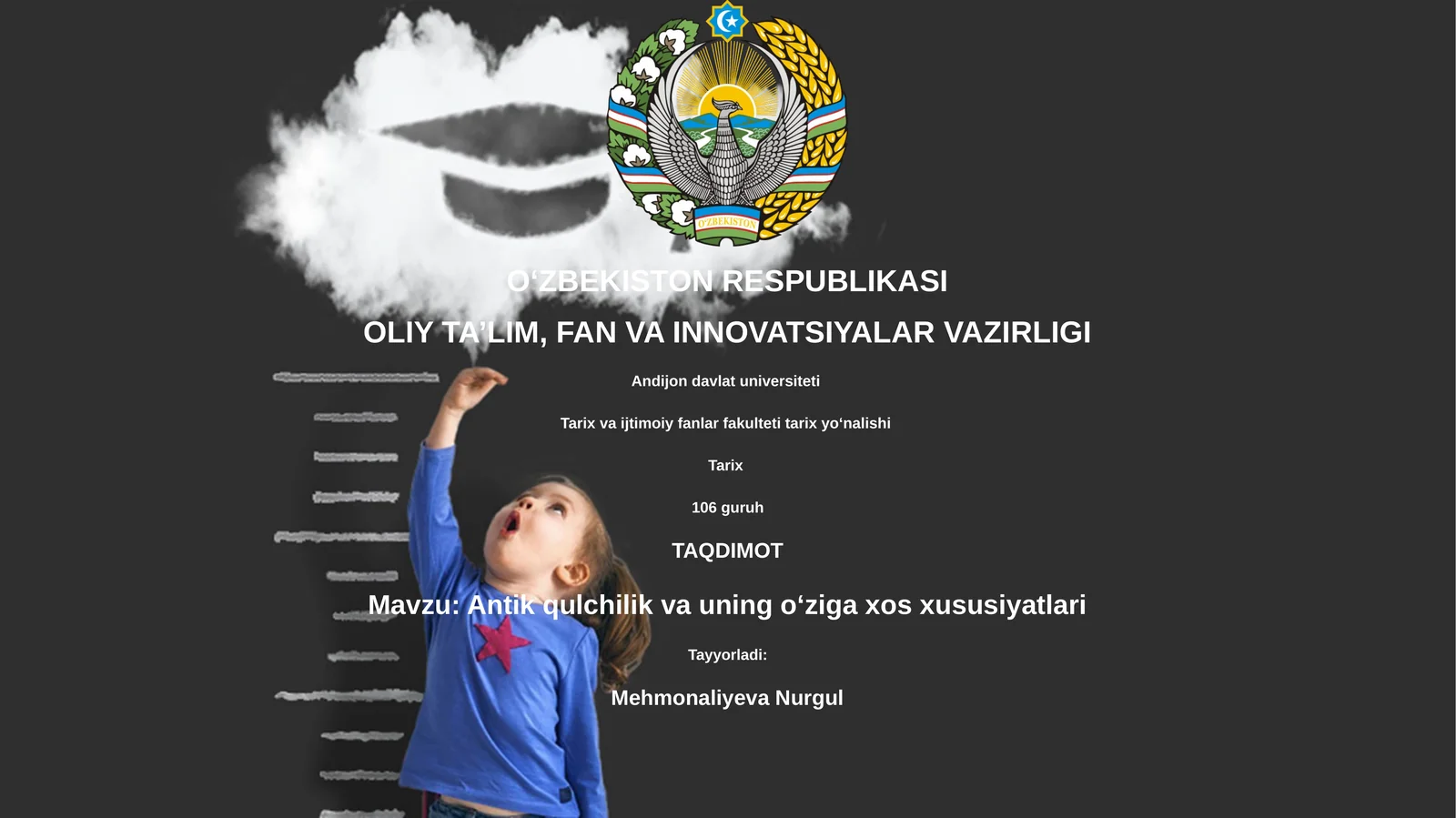 Antik qulchilik va uning oʻziga xos xususiyatlari