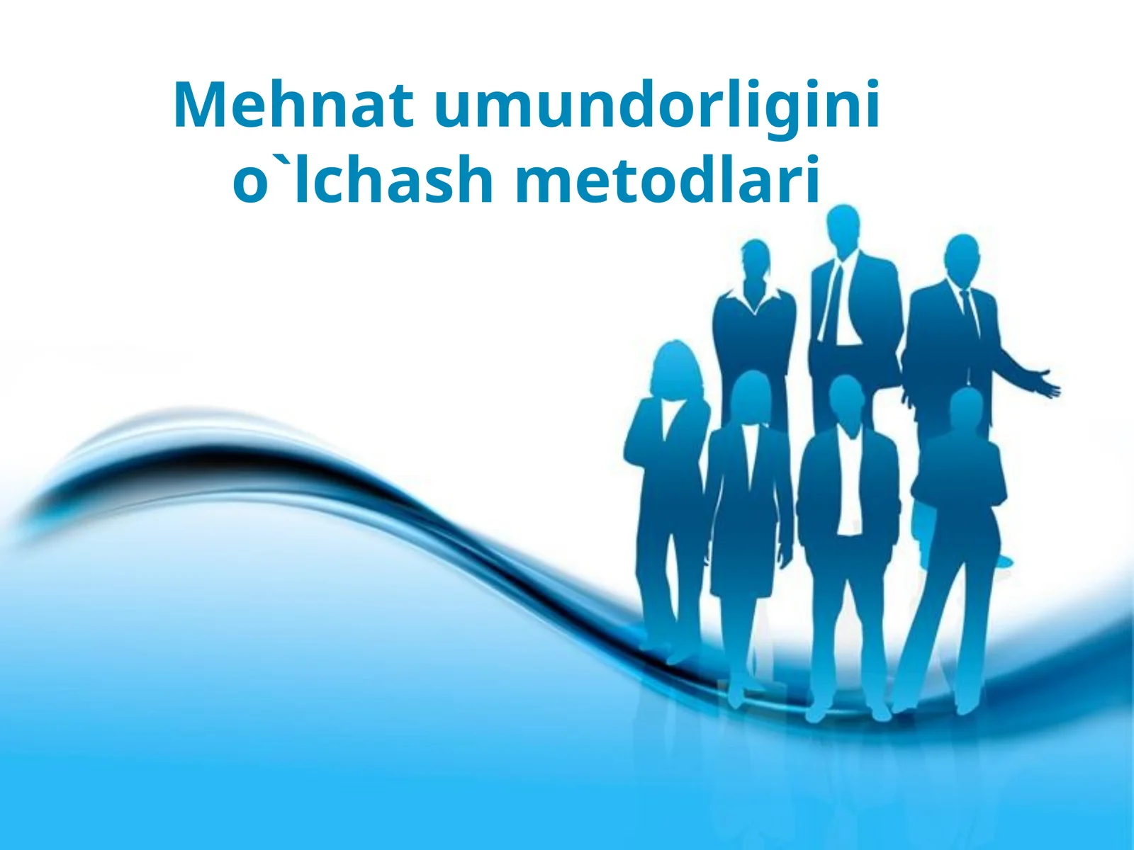 Mehnat unumdorligini o'lchash metodlari