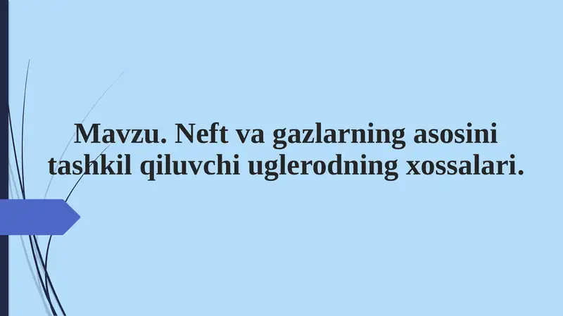 Uglerodning xossalari