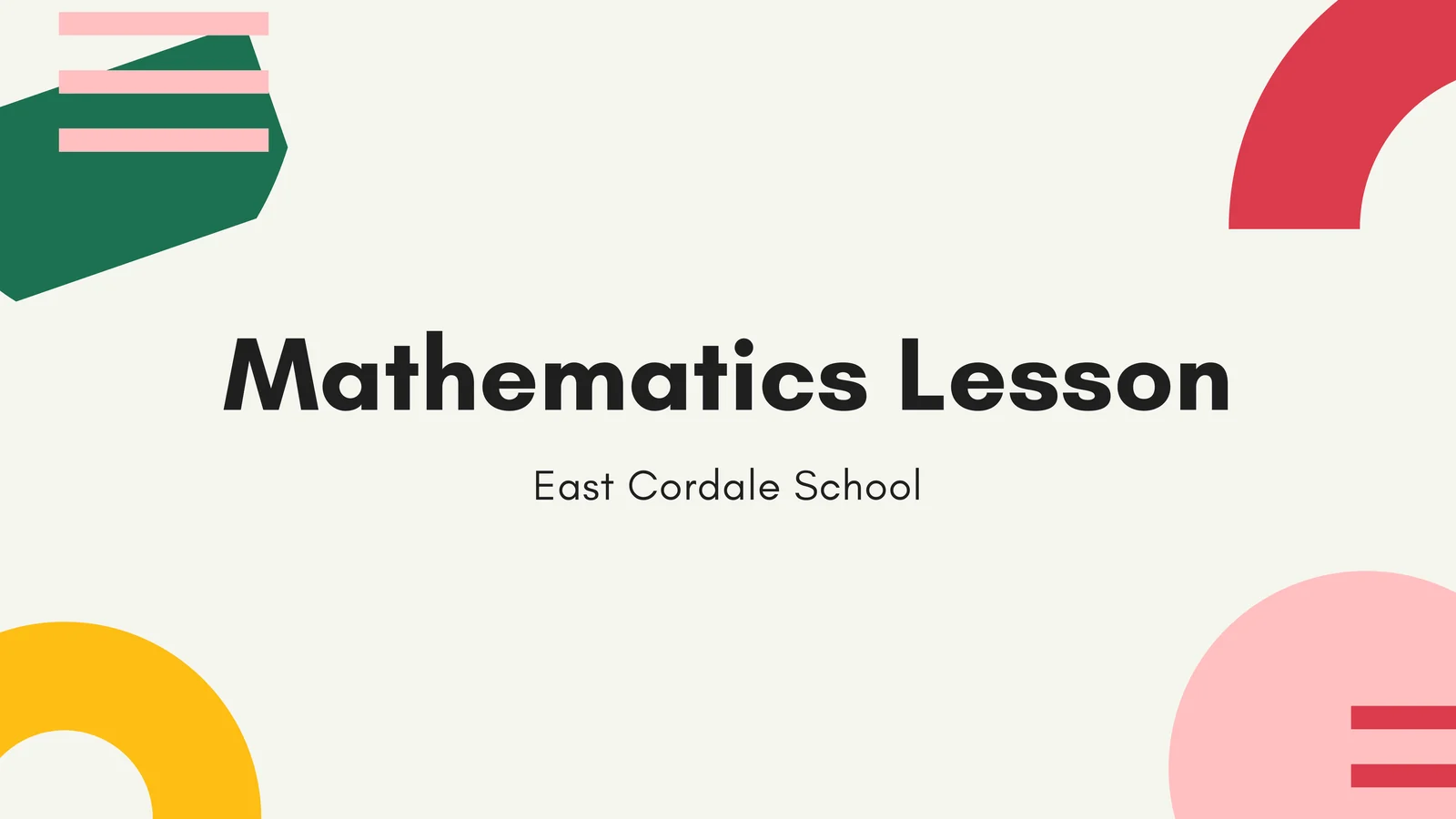 MATHEMATICS CLASS