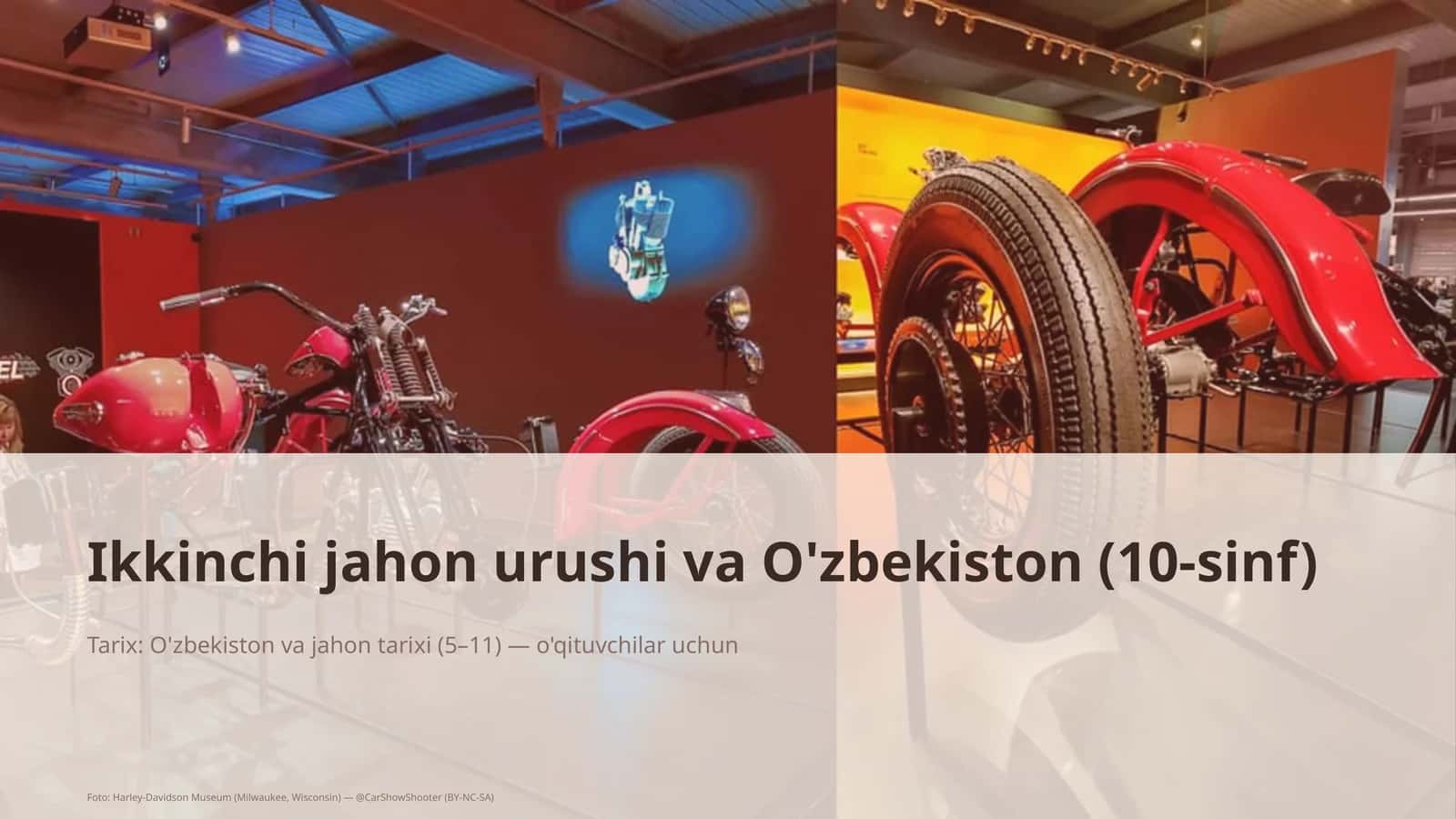 Ikkinchi jahon urushi va O'zbekiston (10-sinf)
