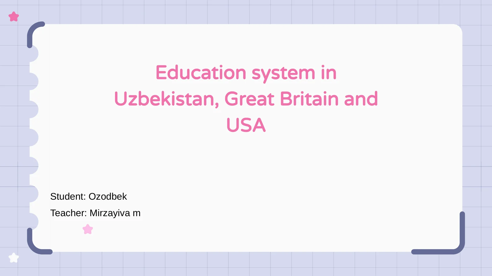 Overview of Uzbekistan's Education System