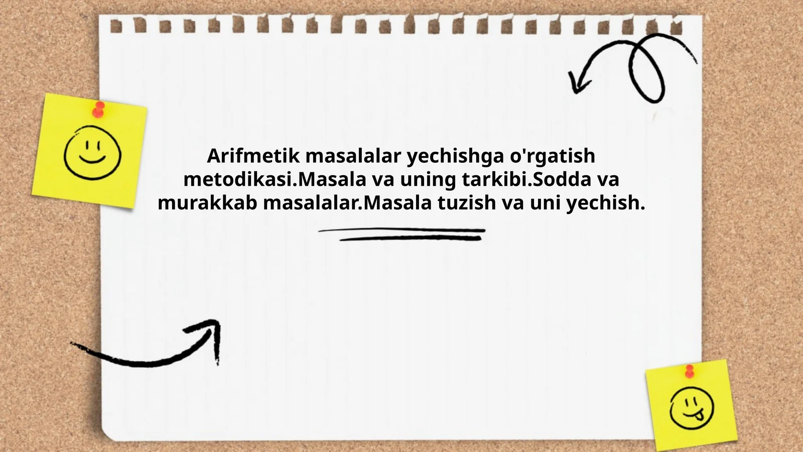 Arifmetik masalalar yechishga o'rgatish metodikasi