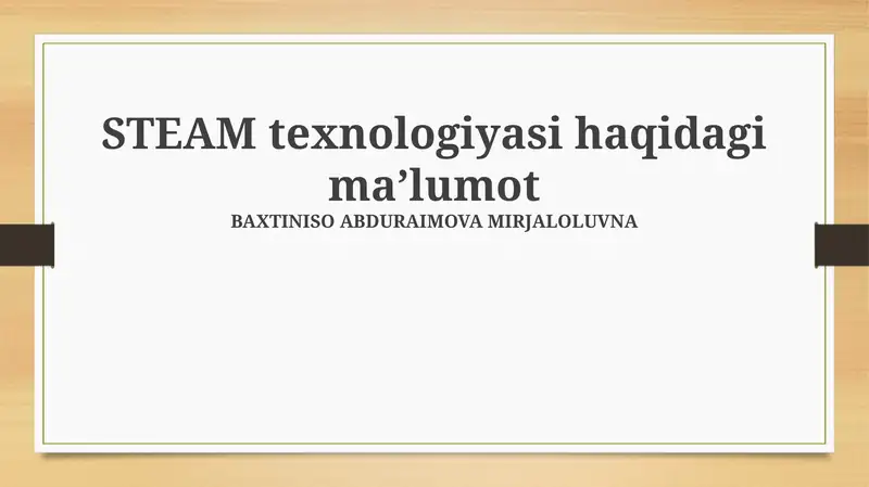 Kimyo sanoatida bug‘ texnologiyalari