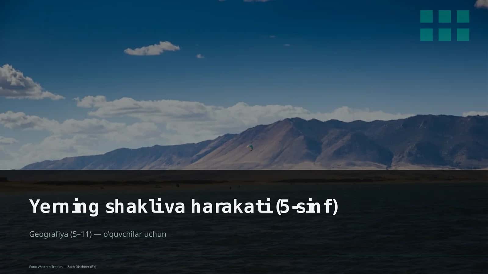 Yerning shakli va harakati (5-sinf)