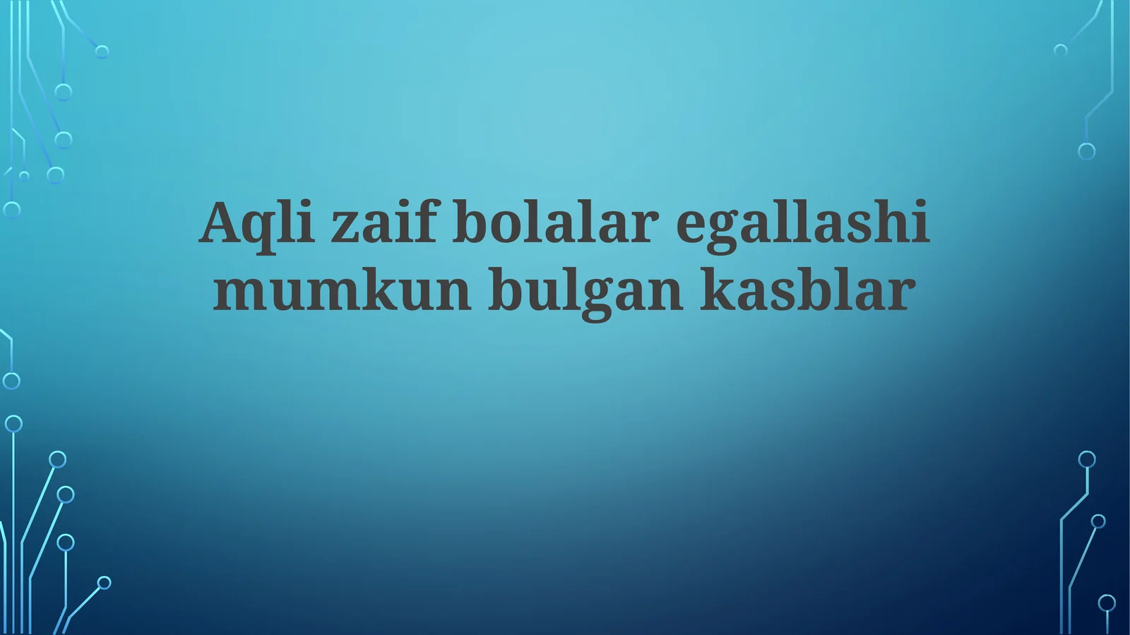 Muloqot va ijtimoiy ko'nikmalar treningi