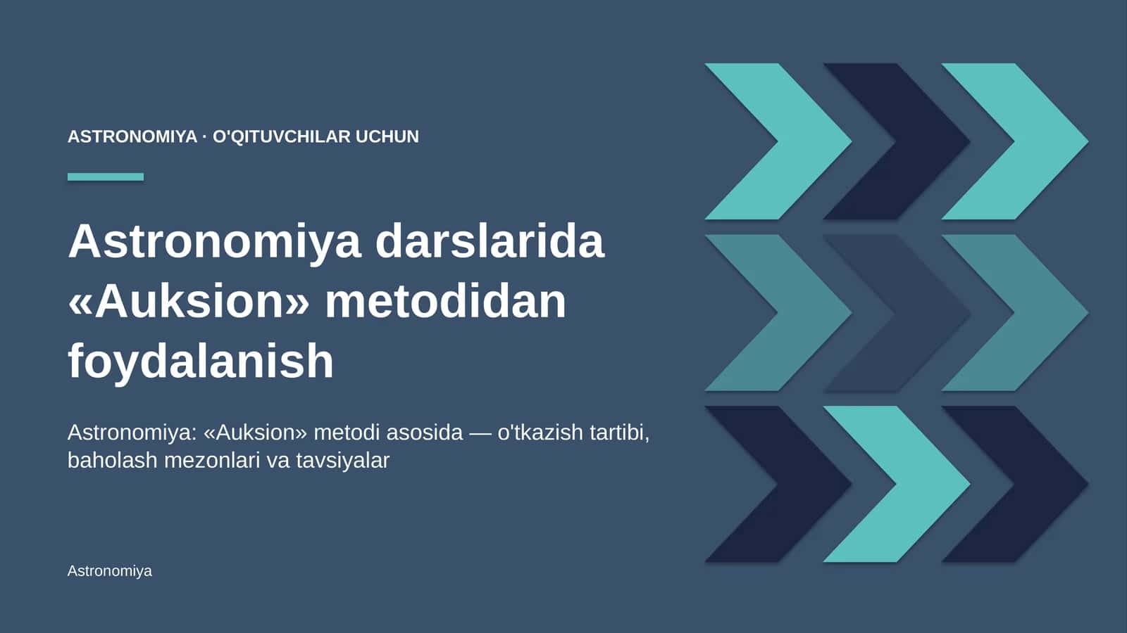 astronomiya darslarida auksion metodidan foydalanish 2615