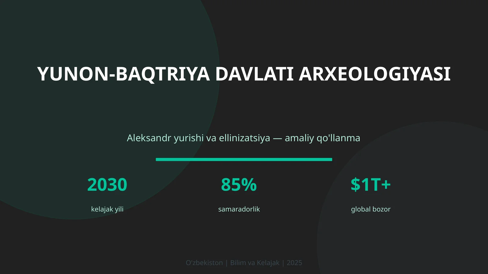 Yunon-Baqtriya Davlati Arxeologiyasi