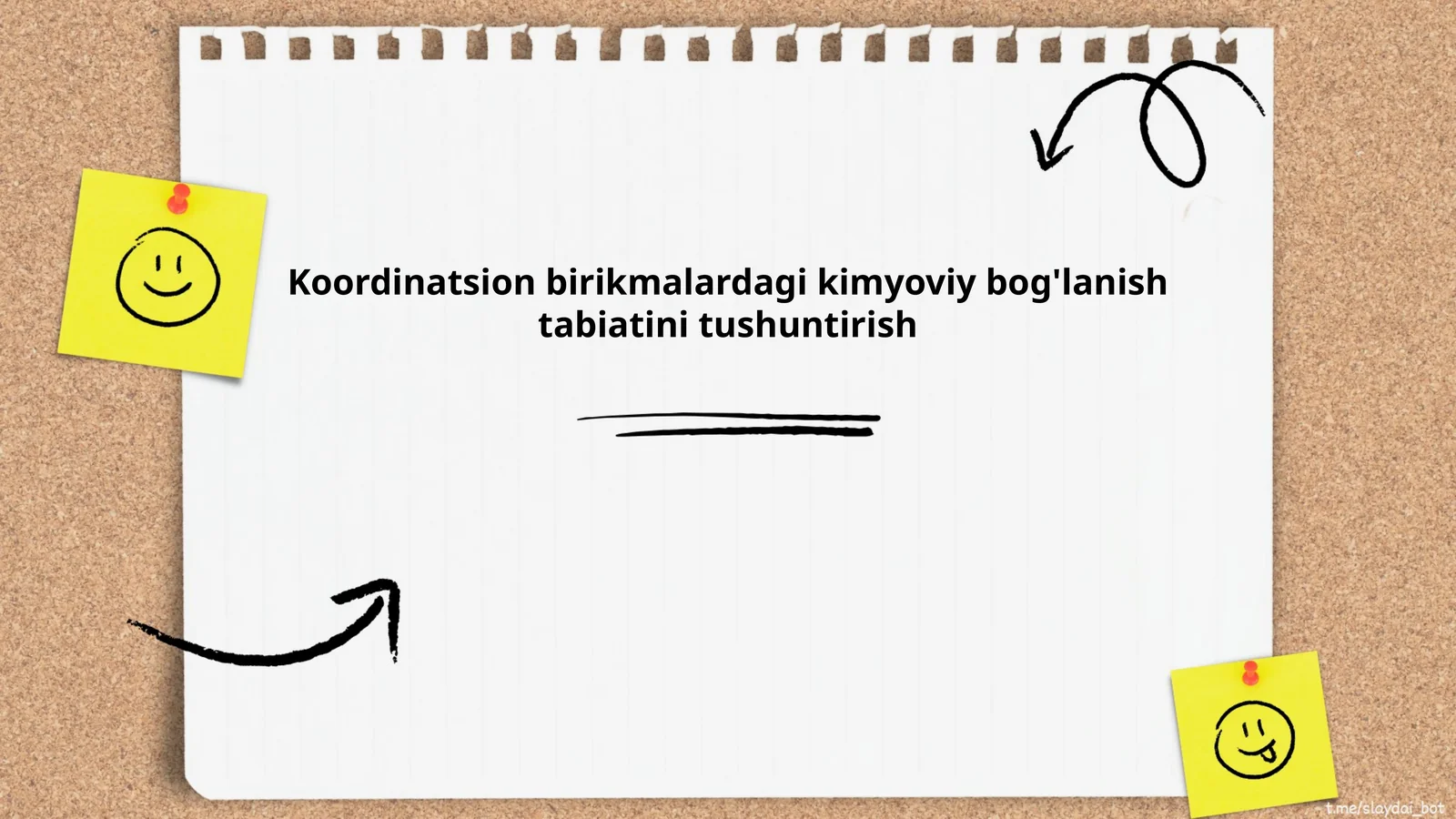 Koordinatsion birikmalardagi kimyoviy bog'lanish tabiatini tushuntirish